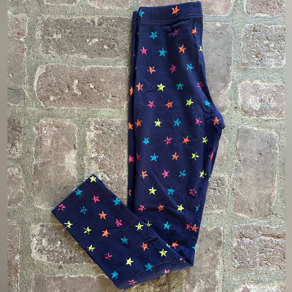 CR Kids Navy Star Leggings- Size 14